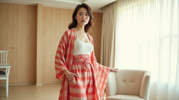 Le kimono moderne, un essentiel du prêt-à-porter japonais
